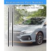 LH and RH Car Outer Door Window Moulding Trim Weatherstrip