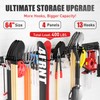 ZICANYCO Garage Tool Organizer Wall Mount 64 inches with 13