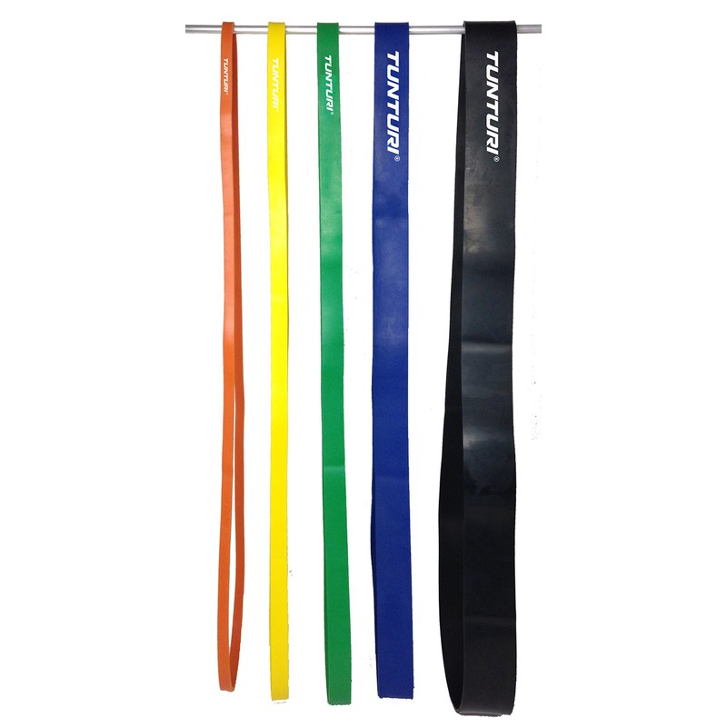Tunturi Power Band, Medium mit 10-35 kg, Widerstandsband, Fitnessband, Trainingsband