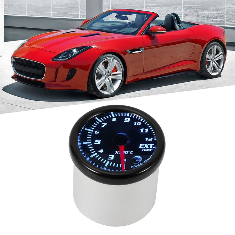 LED Car Exhaust Gas Temp Gauge Ext Temp Meter EGT