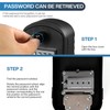 NBYT Portable Combination Lock keybox, Forgotten code can be found,For