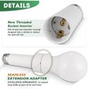 Light Socket Extender,E26 to E26 Medium Screw Light Bulb Socket