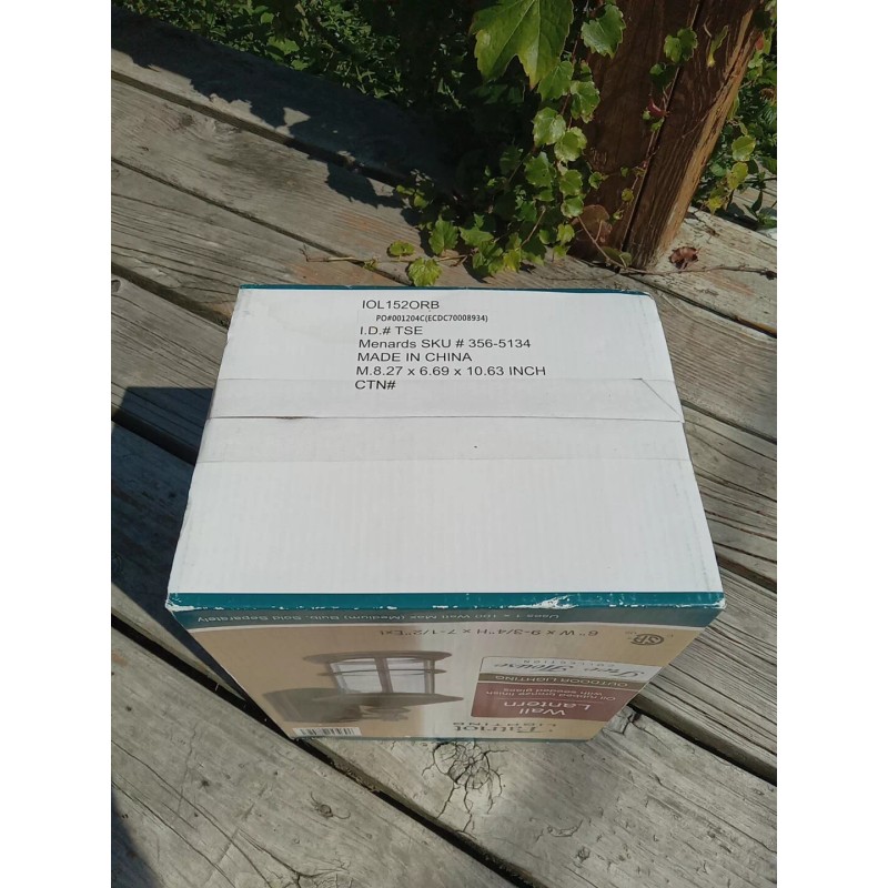 Patriot Lighting (1) Outdoor Wall Light Round Lantern Oil Rubbed