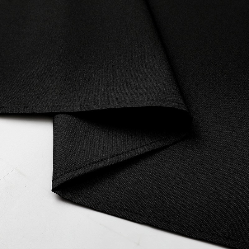 Home Direct Extra Large Rectangular Fabric Tablecloth 150x300cm 59"x118" Black