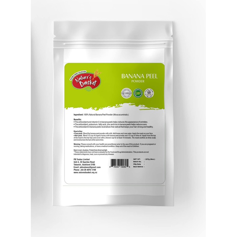 Nature's Basket Banana Peel Powder For Skin care & Hair