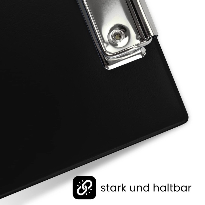 Netuno 1 x Clipboard A5 with Clip Black Writing Board