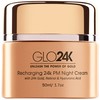 GLO24K Crema de noche con retinol con oro de 24k,