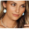Wovanoo Natural Stone Earrings for Women Boho Dangle Drop Earrings