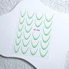 AIXXCUVQ 9pack/lot Elegant French Line Nail Stickers Simple And Gradient