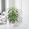 JiaoBaba Artificial Dracaena Tree 4.3FT Dracaena Artificial Plant with Natural