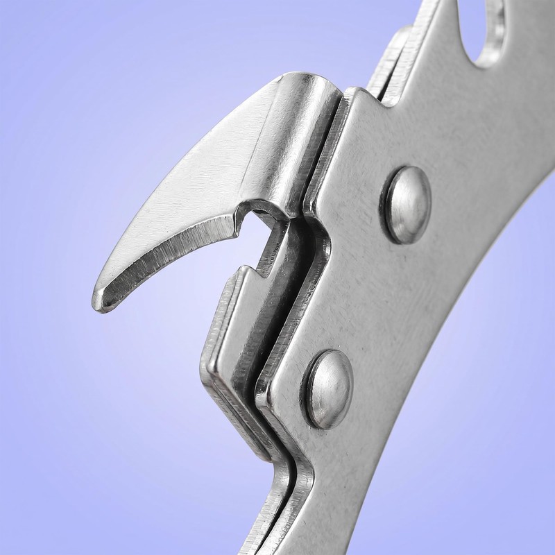 ZIOYANE 3Pcs Manual Can Opener, Silver Stainless Steel Multifunctional Kitchen