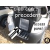 Fits Club Car Precedent Golf Cart Diamond Plate Access Panel