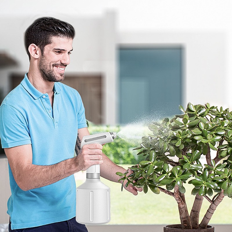 Electric Spray Bottle Automatic Rechargeable Portable High Pressure Mist Plant