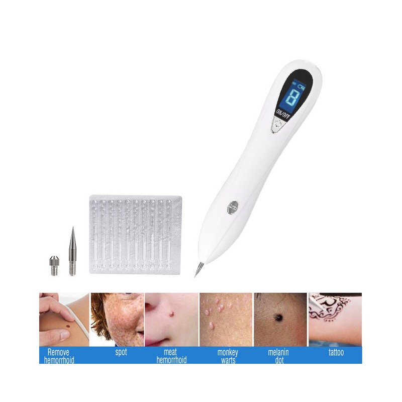 USB Rechargeable Mole Spot Freckle Tattoo Removal Pen Adjustable Beauty