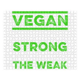 CafePress Vegan Animal Liberation Animal Rights Large Puzzle, 500 pcs.