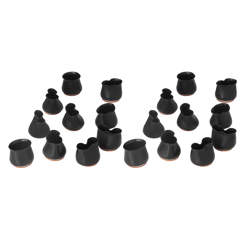 20 Pcs Chair Leg Floor Protectors Silicone Anti Slip Abrasion