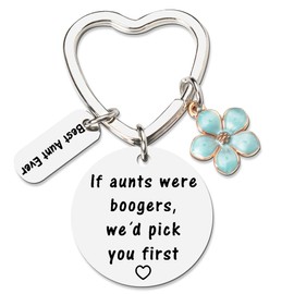 Funny Gifts for Women Aunt Keychain Auntie Birthday Gifts from Niece Nephew Best Aunt Aunty Auntie Ever Engraved Keychains Gifts for Aunt Christmas Xmas Gifts for Auntie