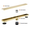 Kuaisailsk Linear Shower Drain ，with Tile Insert Panels ，24 Inch