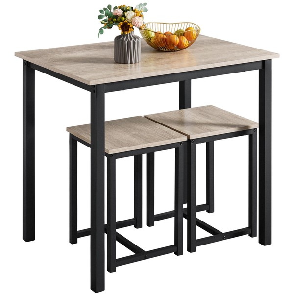 Yaheetech Yaheetech 3 Piece Dining Table Set - Kitchen Table