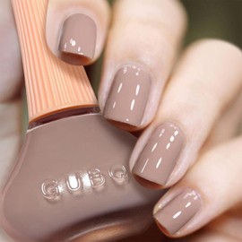 COSMOO Light Coffee Nail Polish, 12ml Elegant Quick Dry Nail Lacquer for Nail Art Varnish, 0.41 fl oz Fast Drying Nail Polish