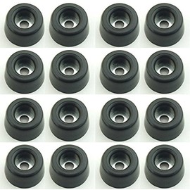 Adam Hall Hardware 4903 M16 AH - Set of 16 Rubber Feet in a Bag, 20 x 9 mm, Black