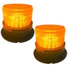2x 24 LED Amber Forklift Beacon Strobe Light Safety Warning
