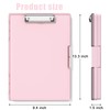 Hongri Clipboard with Storage, Pink 8.5 x 11 Folder Nursing