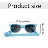 Bojueshaw Polarized Baby Sunglasses with Adjustable Strap,Flexible Frame Shatterproof Glasses
