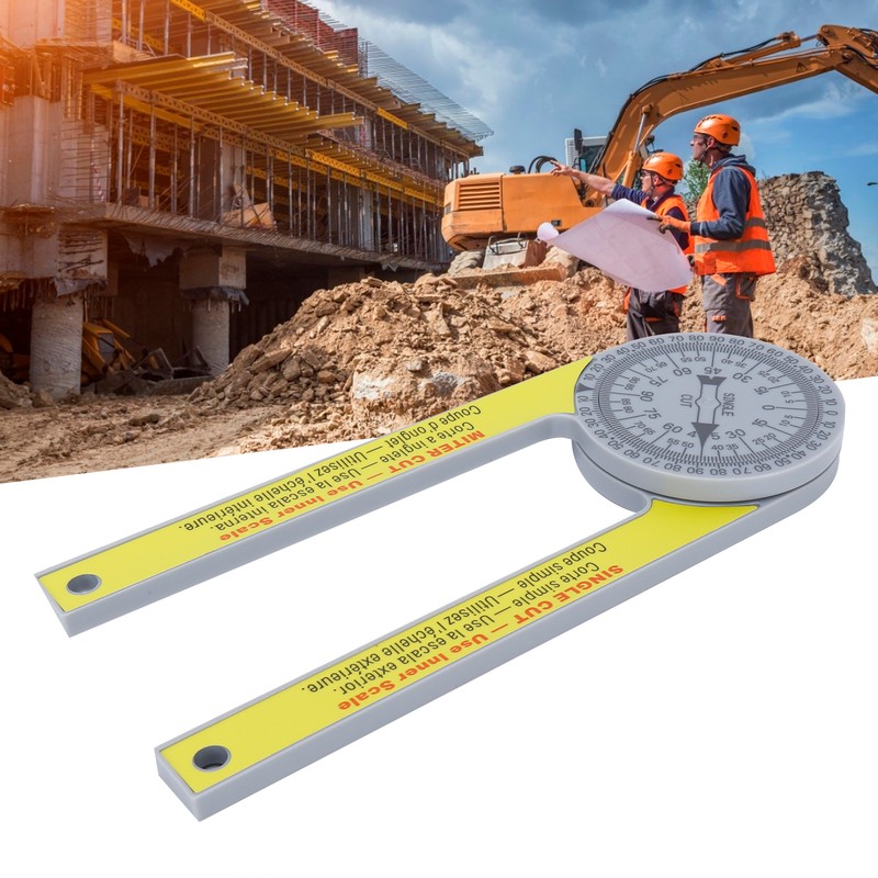 Miter Saw Protractor Portable Calibration 3-Dimensional Goniometer Angle Finder Tools