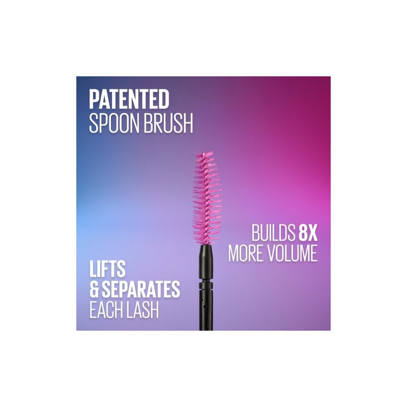 Maybelline Makeup Volum Express The Falsies Waterproof Mascara, Brownish Black,
