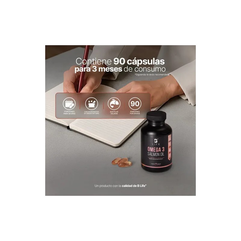 Omega 3 De Salmón 90 Cápsulas (epa - Dha). Salmon