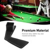 Magnetic Billiard Chalk Holder Aluminium Alloy Black with Leather Belt