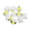 Motoforti Universal T5 B8.4D Car LED Dashboard Light,Plastic Metal,White,10pcs