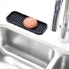 iDesign Lineo BPA-Free Flexible Silicone Soap and Sponge Tray -
