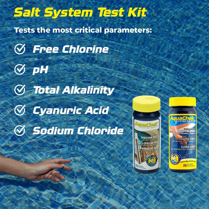 AquaChek Salt System Test Kit - for Pools and Spas