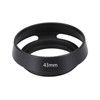Ttartisans 43mm Black Metal Lens Hood with Plastic Lenses for