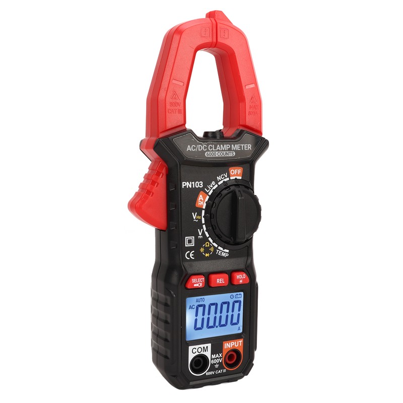 Digital Clamp Meter Multimeter 6000 Counts AC DC Current Amp
