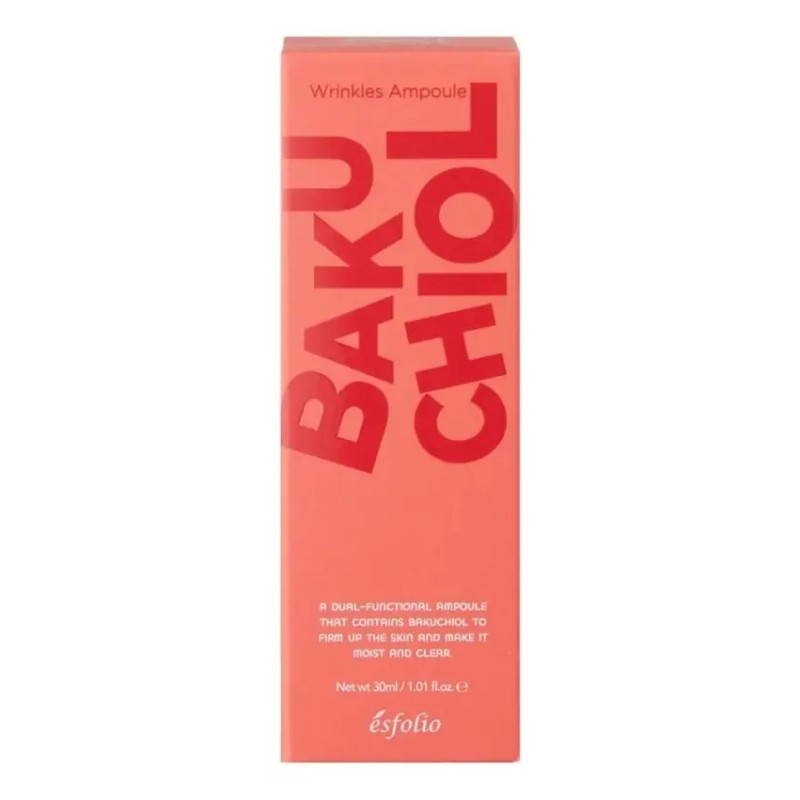 Serum Facial Bakuchiol Wrinkle Firming Ampoule 30ml Esfolio Madura Noche