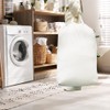 3 Pcs Breathable Canvas Laundry Drawstring Bags with Carrying Handles,