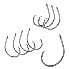 Mustad Demon Perfect Circle, in Line - Black Nickel-Size 3/0 - Pack of 8