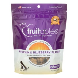 UD_Fruitables Skinny Minis Organic Dog Treats Case of 8 7 oz Crunchy Beef Flavor with Pumpkin & Berry Safe for Pets
