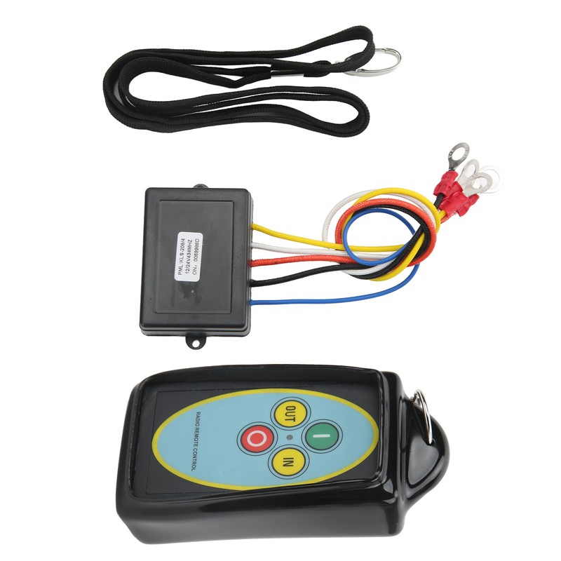 Wireless Winch Remote Control Kit 12V 24V 75ft Long Range