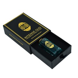 INTENSE OUD Simple Aura Sauv Men Loose Oil 12ml (0.40 oz) Arabian Perfume Oil for Men in Black Gift Box, Original Long-Lasting Concentrated Perfume Oil, Alcohol-Free with Bergamot and Vanilla Notes