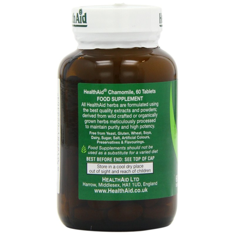 HealthAid Chamomile 2240mg 60 Vegetarian Tablets