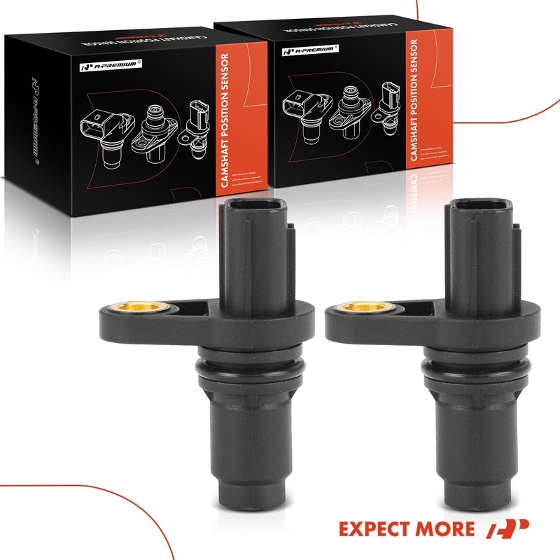 A-Premium 2-PC Engine Camshaft Position Sensor Compatible with Toyota Camry,