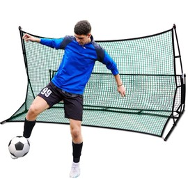 KAIDIDA 2in1 Soccer Rebounder Net - 7x4x3 FT Folding Quickplay Trainer Equipment for Backyard Youth Adults Practice Set