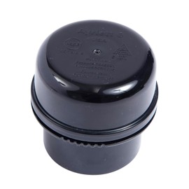 JB Products Air Admittance Valve AAV, 2″ x 1-1/2″ Solvent Weld 6 DFU Capacity, ABS Construction, For Plumbing Venting Applications (Black)