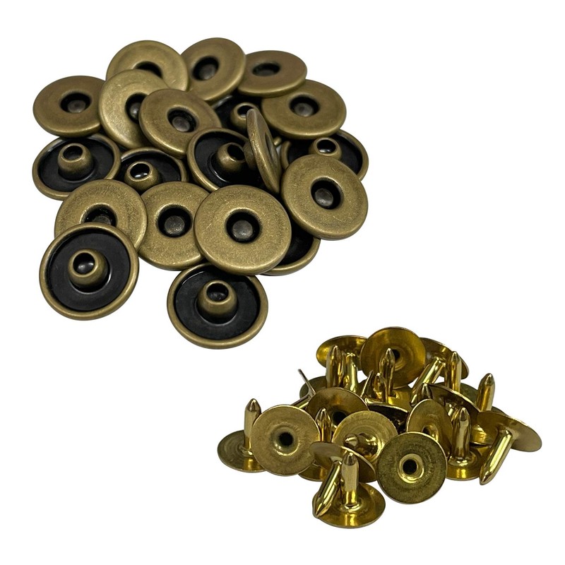 Trimming Shop Denim Rivets Jeans Decorative Brass Hat Studs Replacement