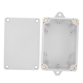 KONTONTY Weatherproof Outdoor Junction Box Plastic Electrical Box for Cable Connections Sturdy Weatherproof Project Enclosure for Outdoor Use