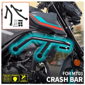 Motorcycle Steel Crash Bar Highway Freeway Engine Guard Bumper Frame Falling Protector Protection for Y.amaha MT 03 25 MT-25 MT-03 MT03 MT25 2013 2014 2015 2016 2017 2018 2019 2020 2021 2022 2023